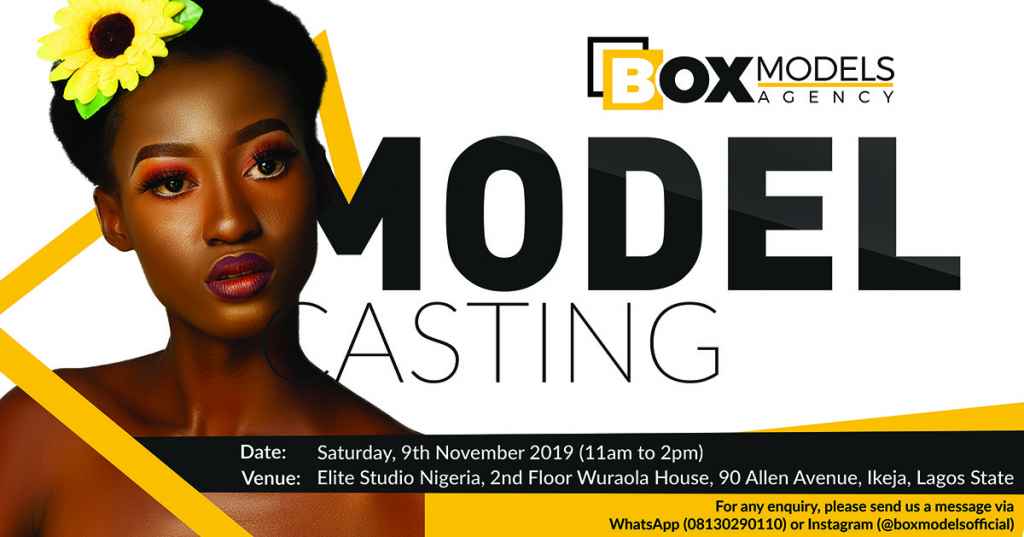 Box Model Agency - Model Casting Lagos