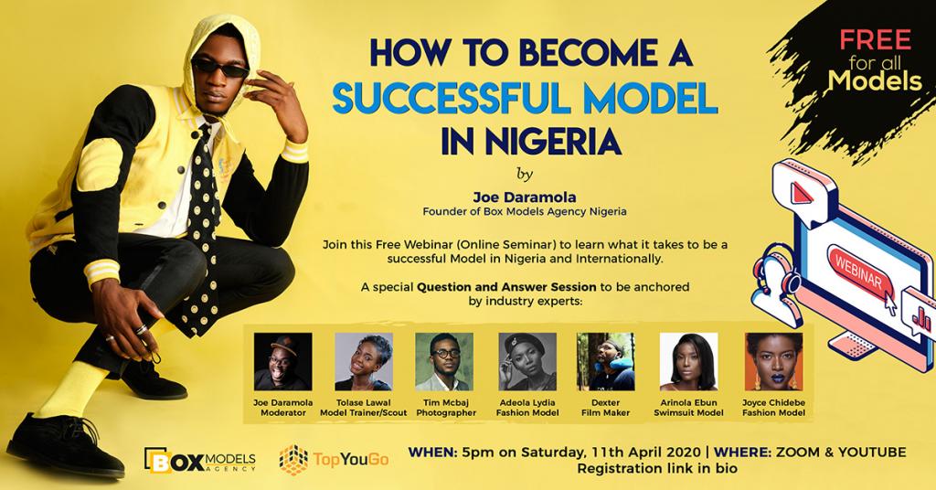 How To Become A Successful Model in Nigeria - Webinar